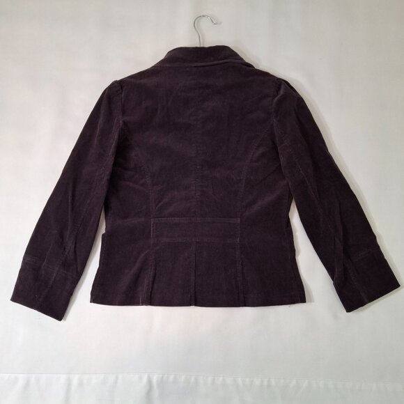Vintage Costa Blanca Purple Cotton Corduroy Utility Blazer Jacket Sz M  Casual - Picture 9 of 15